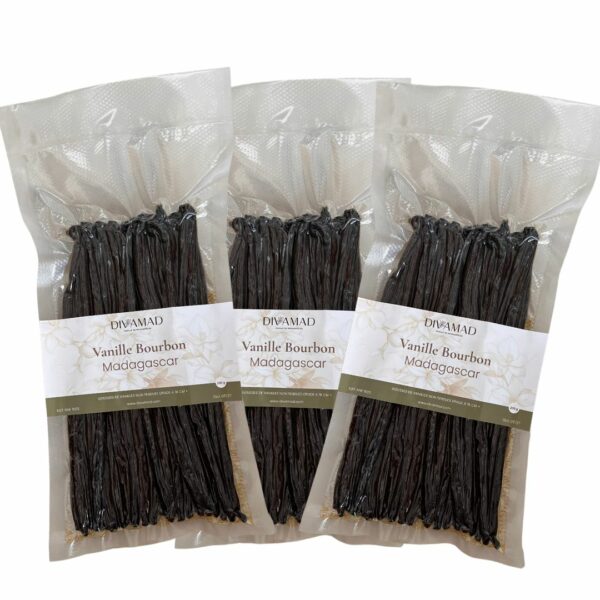 1kg gousses de Vanille Noire Gourmet 16cm + Bourbon de Madagascar – Image 3
