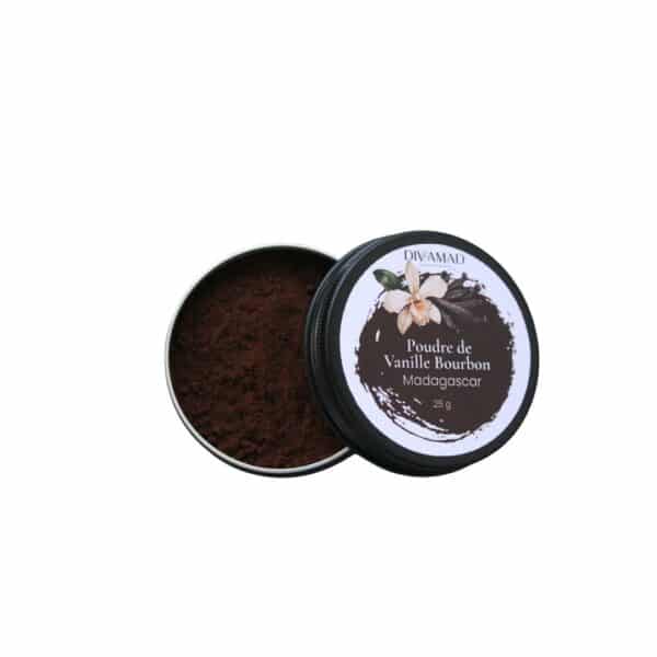 25g de poudre de vanille 100% issue de gousses entière sélectionnées vanille Bourbon Madagascar